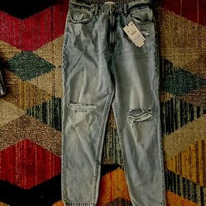 Zara women’s ripped jeans